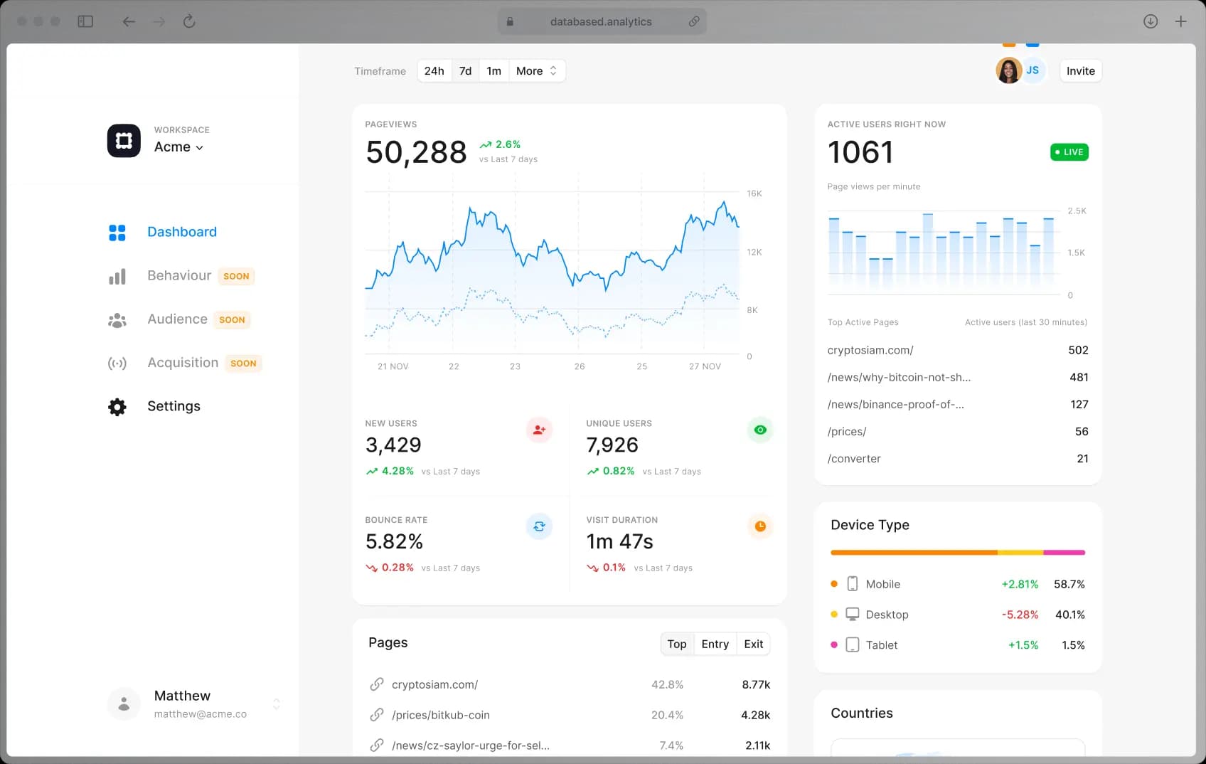 DataPulse - App Preivew